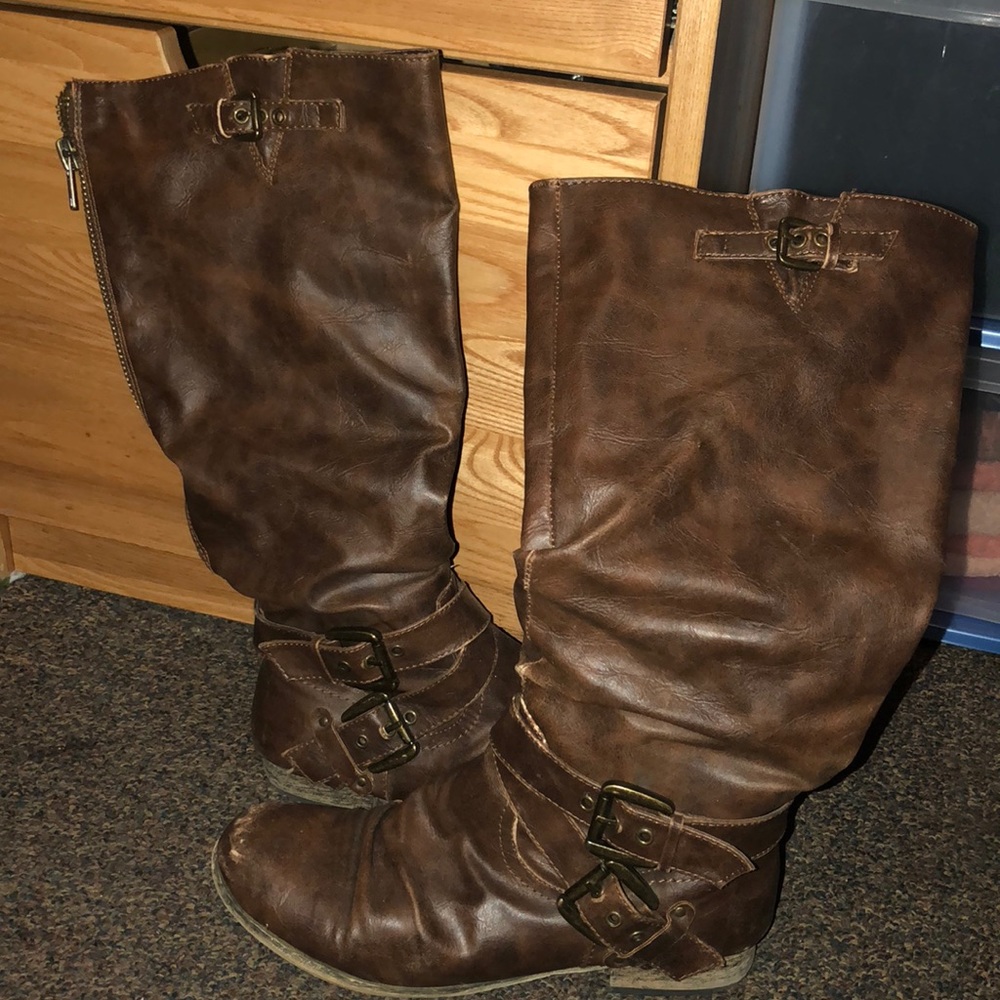 Cute slouchy boots